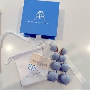 Sale! Rebecca de Ravenel classic four drop earrings blue